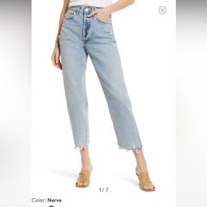 Agolde 90s Straight Cropped Jeans size 26